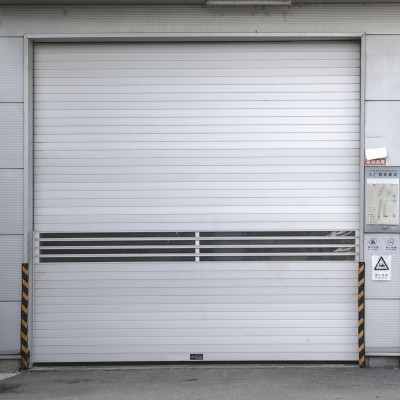 W2000*H3000 Translucent Hard High Speed Door Different Colors