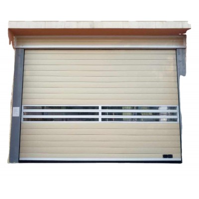 Translucent Hard High Speed Door for Frequent Opening Aluminum Alloy