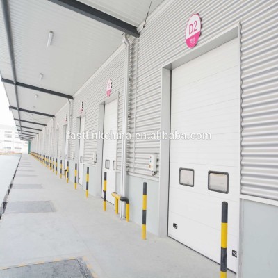 FASTLINK Customized Logistics Warehouse Safety Sandwich Panel Industrial Insulated Sectional Door