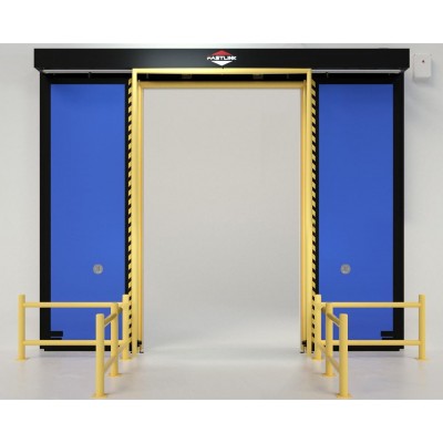 Automatic High-Speed Translational Cold-Storage Door Double Door